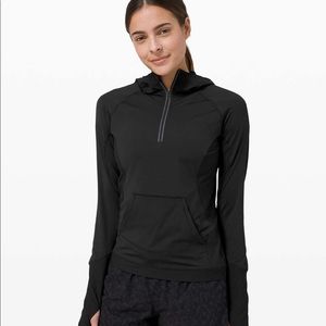 Size 4 | Lululemon Sleek Performance 1/2 Zip+ Hood